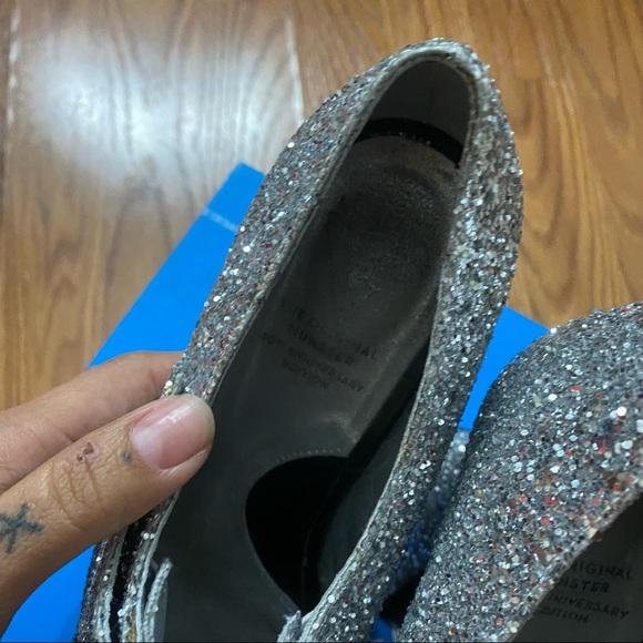 John Fluevog lady keir glitter platforms size 8 like new - Picture 7 of 7